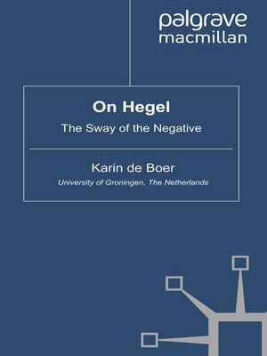 cover image of On Hegel